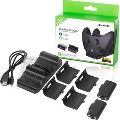 Third Party Oplaadstation Controller - Xbox One X/S & Series - Inclusief 2 Accu's - Zwart