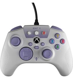 Xbox Series Wired Controller - Wit/Paars - Turtle Beach REACT-R
