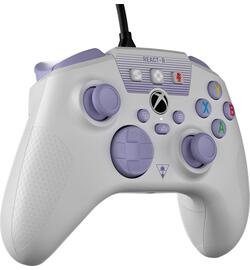 Xbox Series Wired Controller - Wit/Paars - Turtle Beach REACT-R