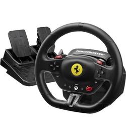 Thrustmaster T98 Ferrari 296 GTS - Zwart - Racestuur met Pedalen - Xbox Series, PC, Xbox One