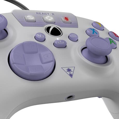 Xbox Series Wired Controller - Wit/Paars - Turtle Beach REACT-R