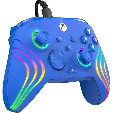 Xbox Series X/S - Xbox One Wired Controller - Blauw - Afterglow WAVE
