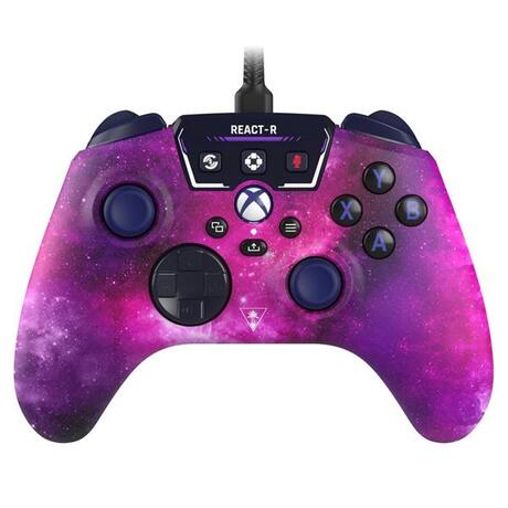 Xbox Series Wired Controller - Wit/Paars - Turtle Beach REACT-R