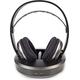 Nedis Draadloze Hoofdtelefoon RF Over-ear Headset + Oplaadstation - Zwart / Zilver