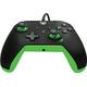 Xbox Series Controller Wired - Neon Black (Zwart/Groen) - PDP Gaming